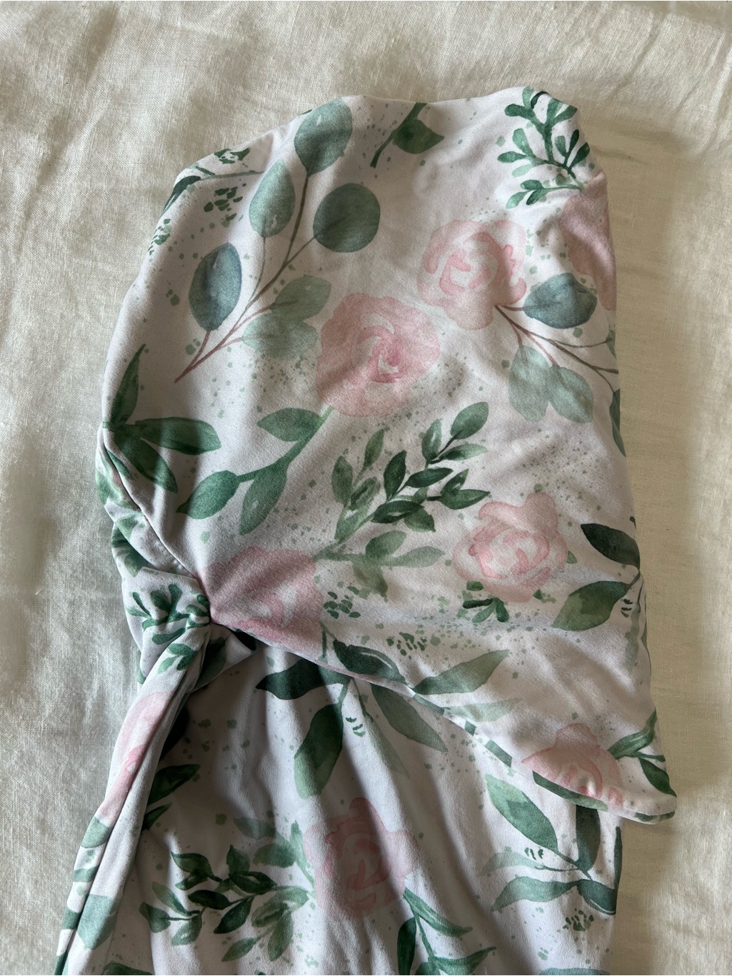 Mama Coco Swaddle Sleep Sack Pink & Green — image 2 of 6